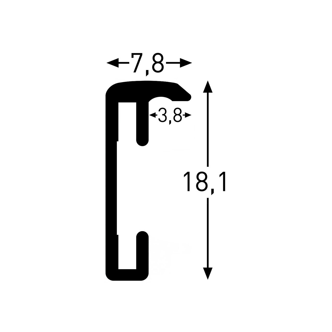 Aluminium Bilderrahmen Accent